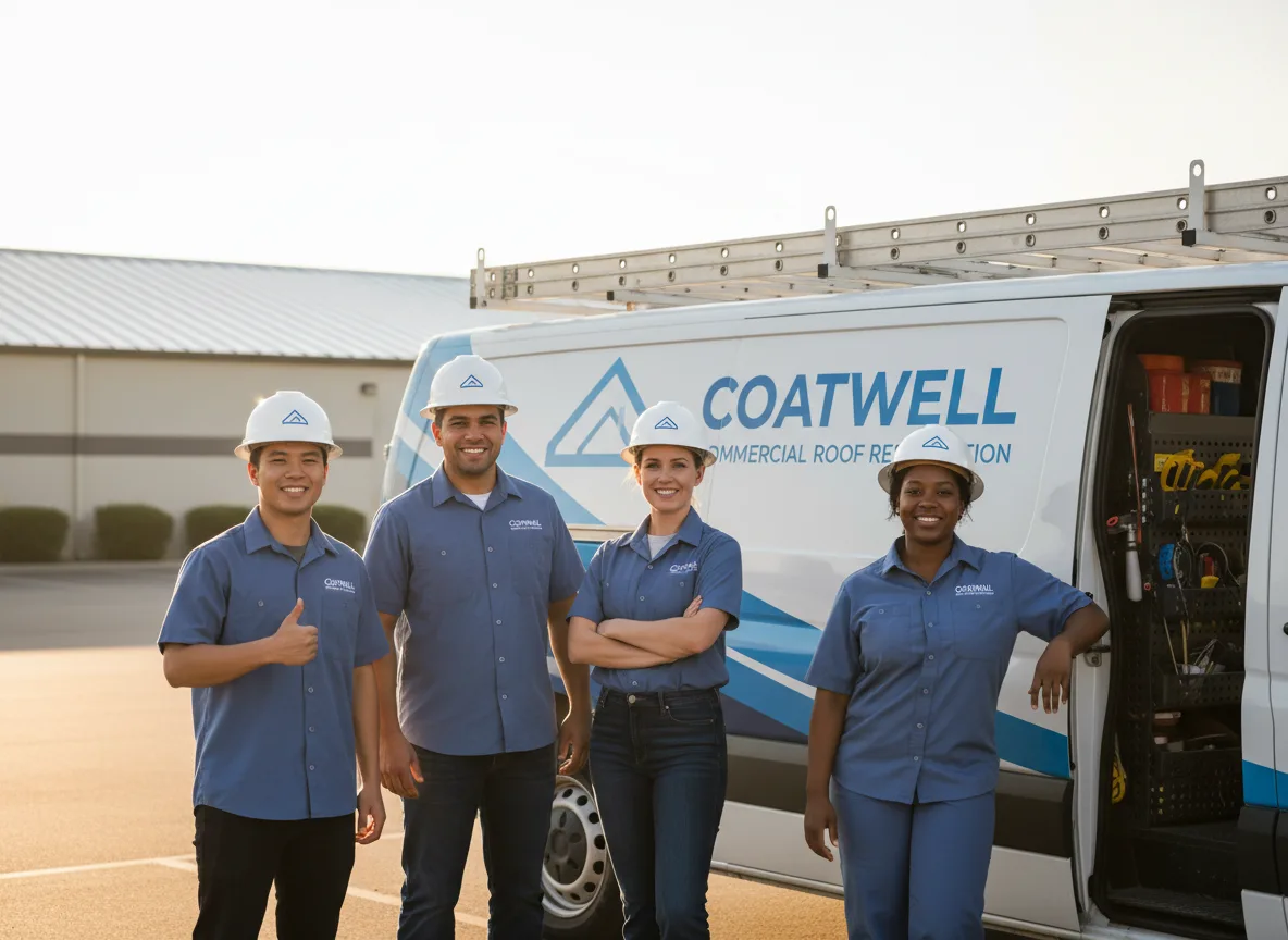 Commercial roof coating company in Starks, LA